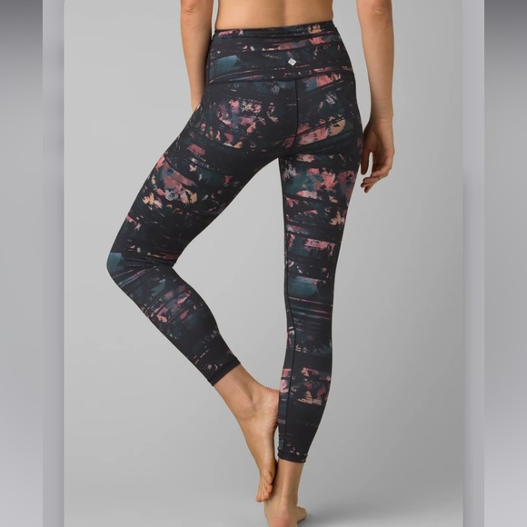 Prana Pants - PrAna || ‘Kimble’ Printed High-Rise 7/8 Leggings